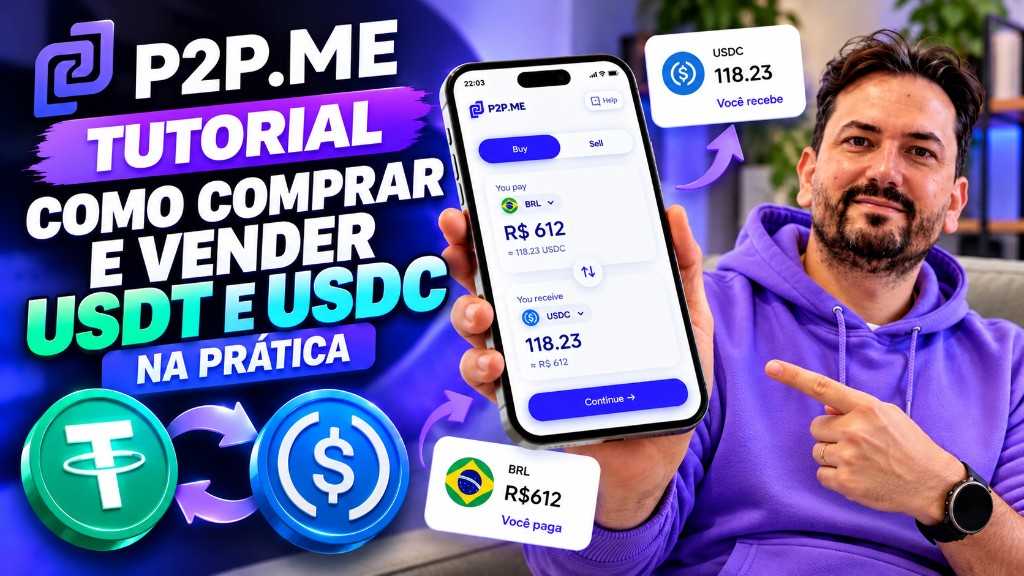 Tutorial P2P.ME: como comprar e vender USDT e USDC na prática